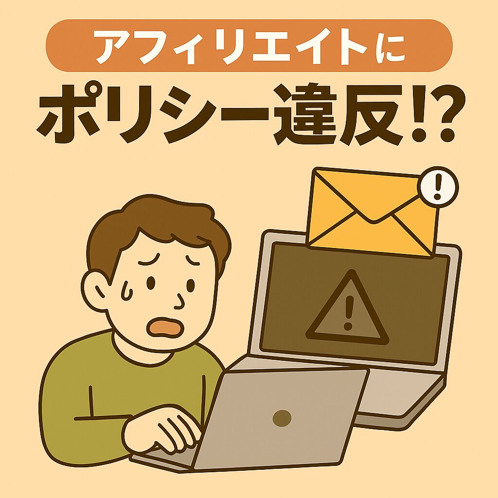 もしもアフィリエイトの提携解除の理由
