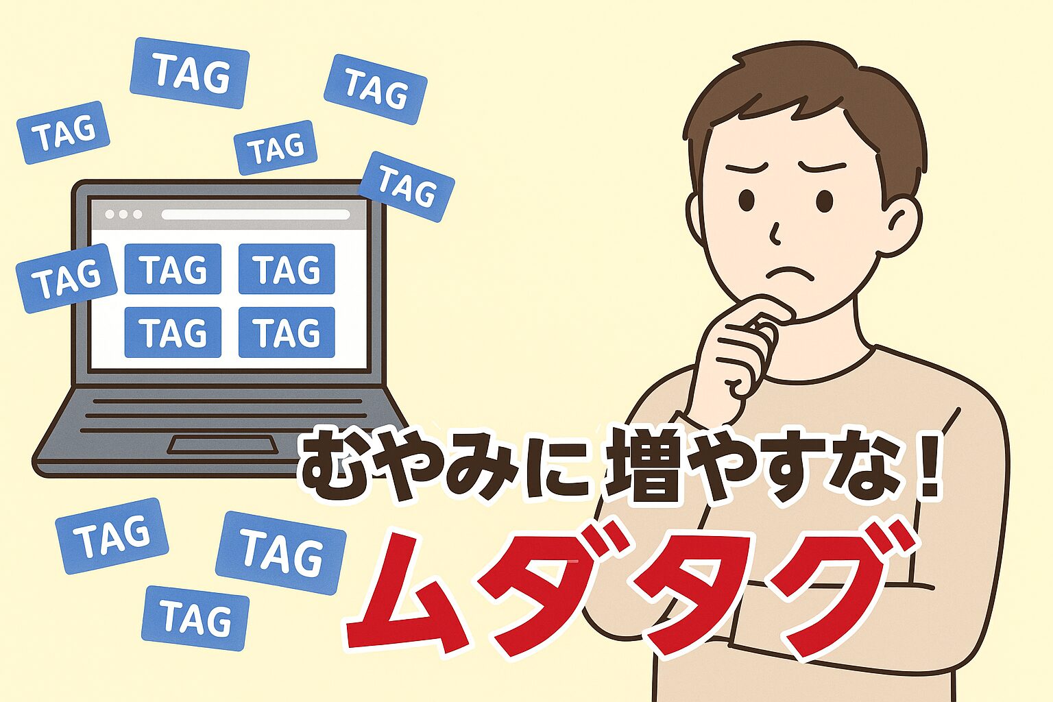 ブログでタグをむやみに増やしてはいけない理由