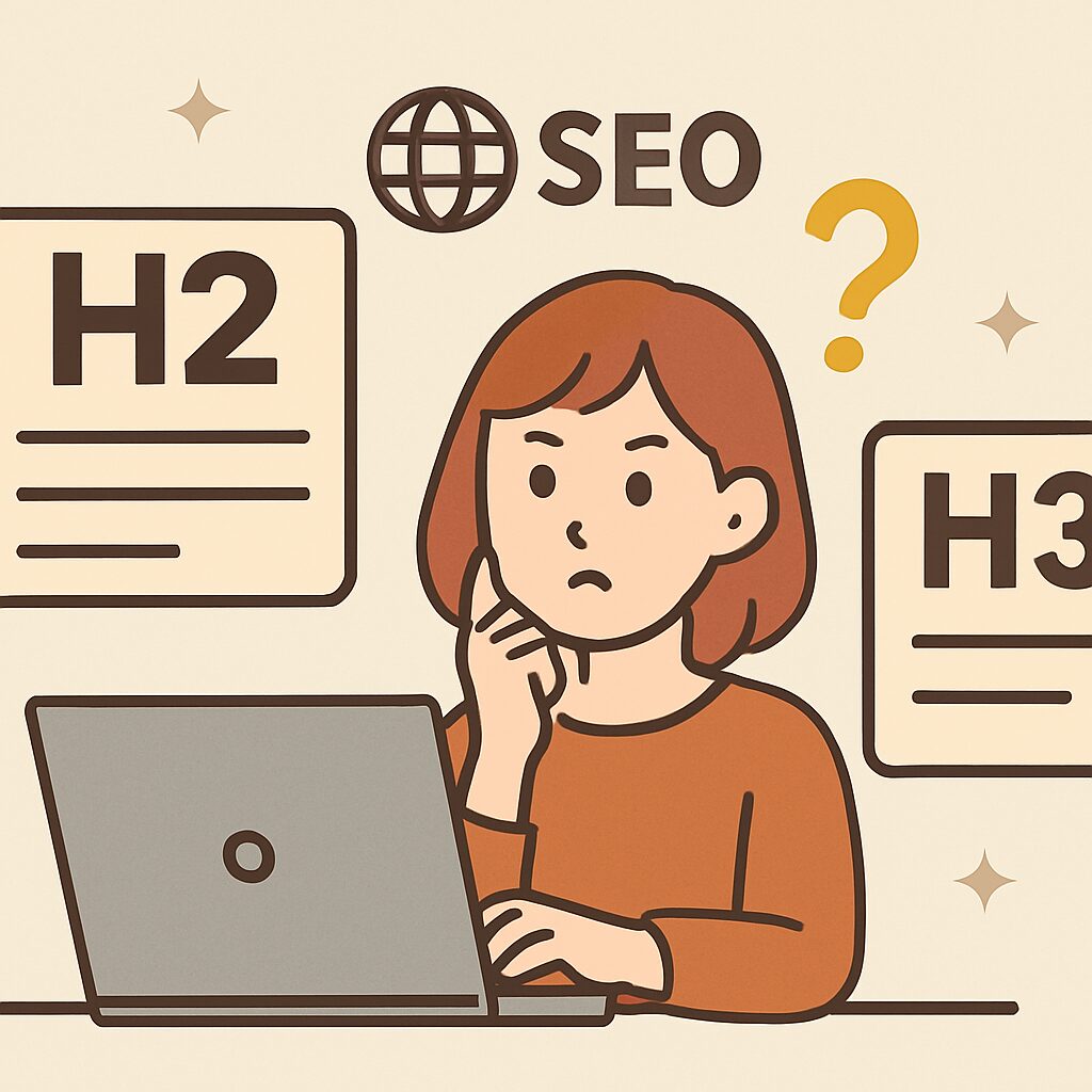 ブログで間違った見出しの使い方をしていた人
