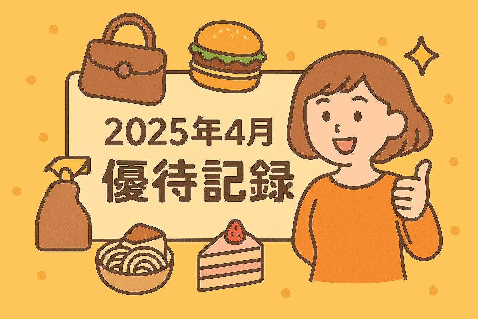 2025年4月株主優待の記録