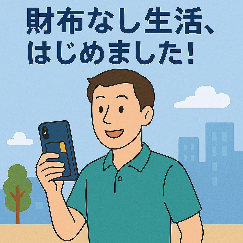 財布なしで快適に外出する人