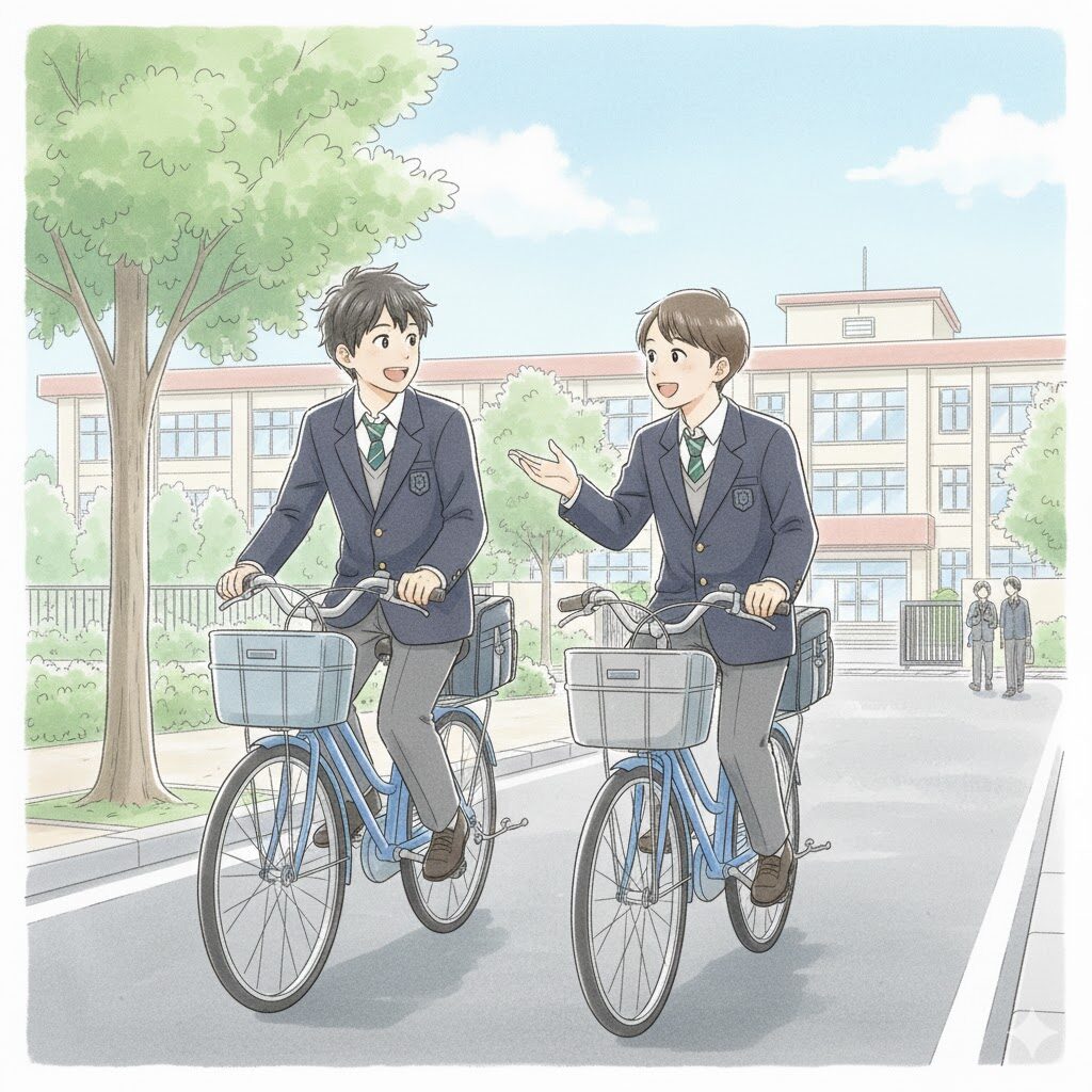 高校生男子尿漏れ